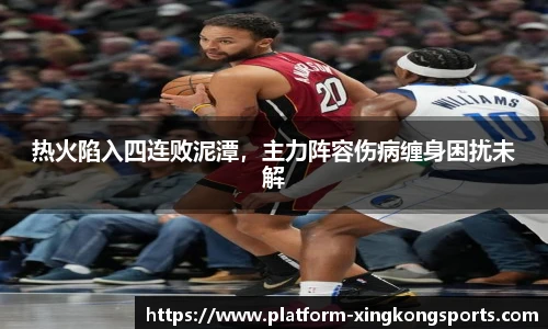 热火陷入四连败泥潭，主力阵容伤病缠身困扰未解
